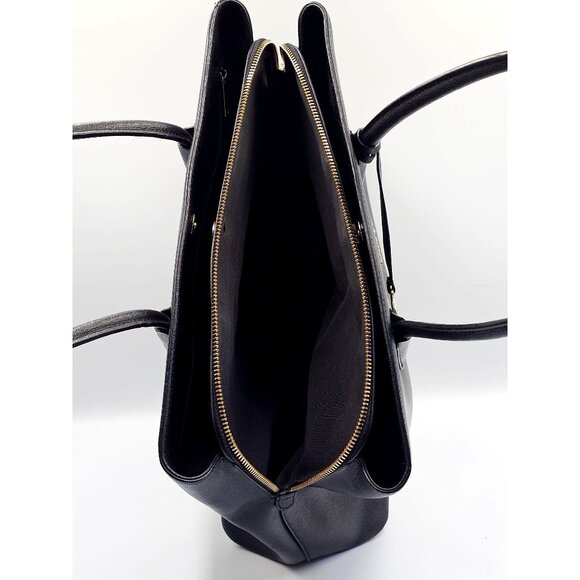 Furla Women's Black Saffiano Leather  Tessa Tote  Shoulder Bag Size Large 2712 - Picture 13 of 16